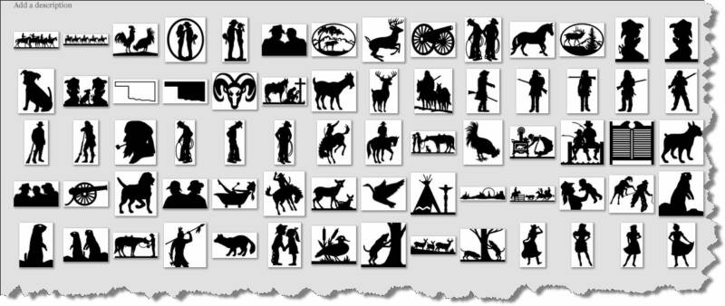simplified lifestyle western country animals and people
