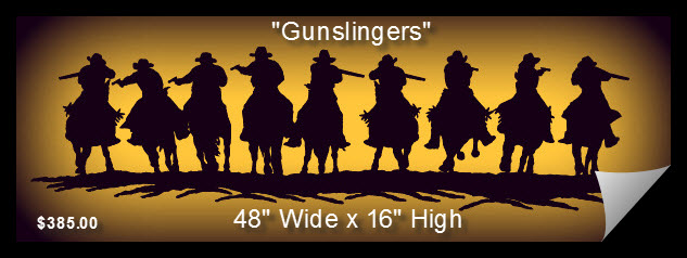 ghost-riders cowboy steel silhouette